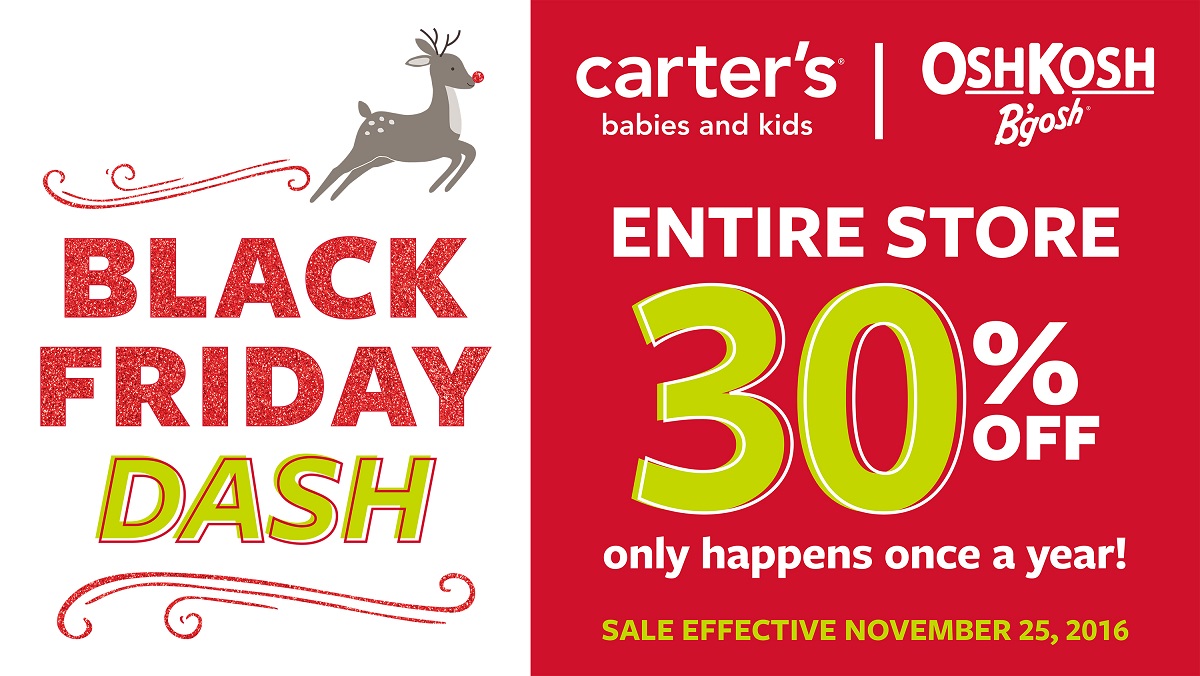 Carter’s OshKosh B’Gosh › Stores › Black Friday Canada