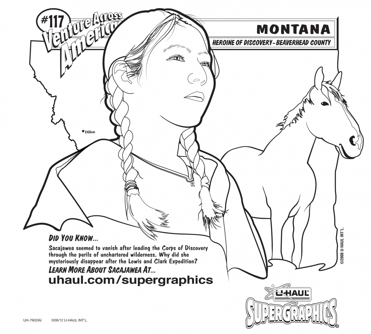 sacajawea coloring pages - photo #3