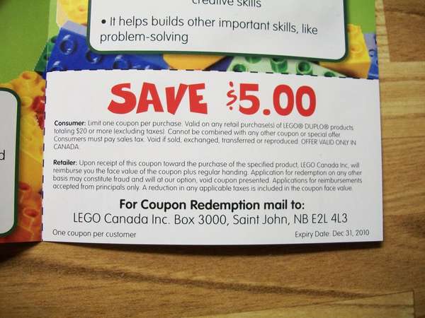 Lego Coupons