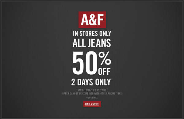 Abercrombie And Fitch Printable Coupons December 2010