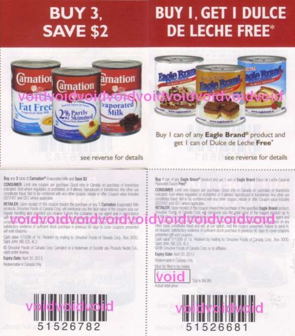 How do you get coupons for Eagle Brand milk?