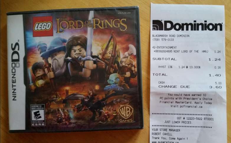 lego lord of the rings ds codes