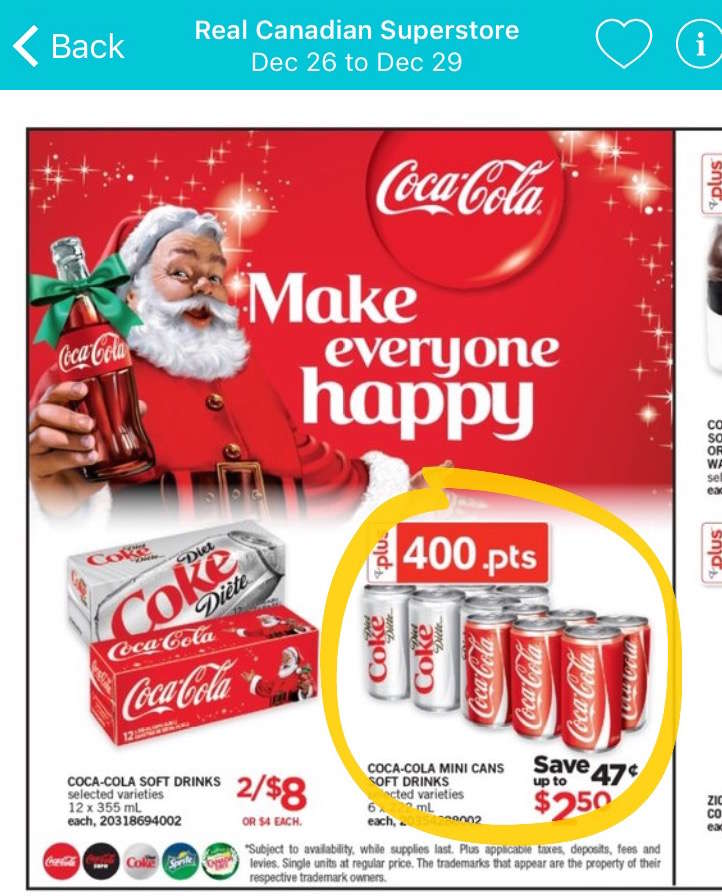 money-maker-coca-cola-6-pack-mini-cans-after-price-match-rebates