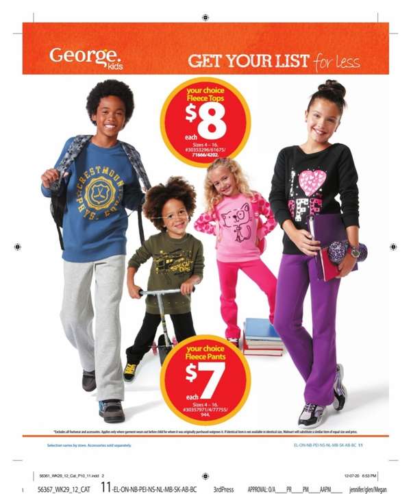 Walmart Canada Back To School Flyer August 10 to 23