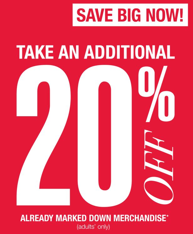 Mexx Additional 20% off Sale items(Oct 12 to 17)