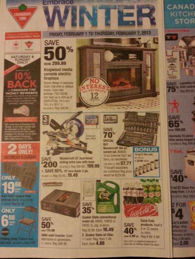 CANADIAN TIRE FLYER (BC) Feb1 -7th