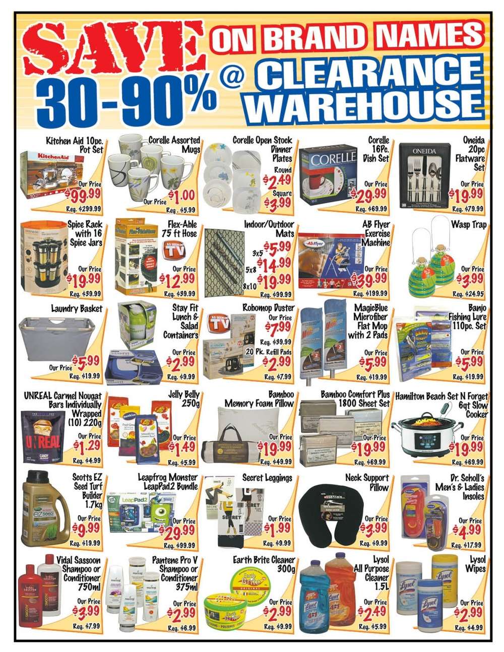 Clearance Warehouse Sale in Etobicoke (April 23 to May 10)