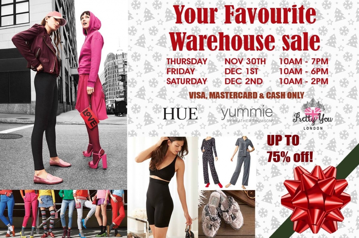 Your Favourite Warehouse Sale in Toronto (Nov 30 - Dec 2)