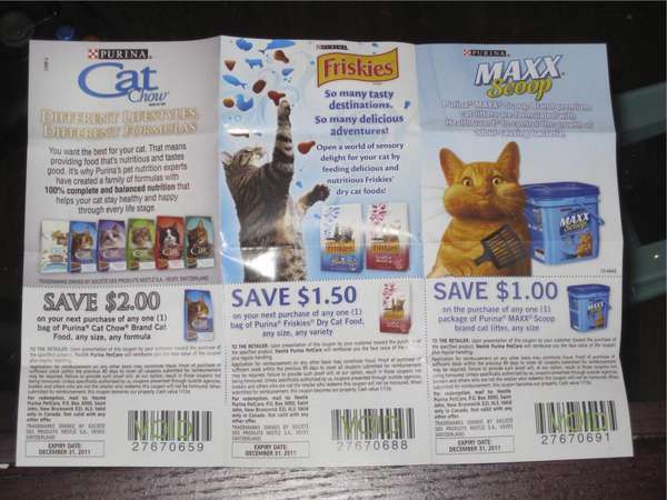 Coupons found in Purina Maxx Cat Litter