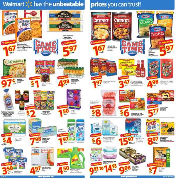 Walmart Supercentre,Grocery &amp; Regular flyer(ON) Jan 28 to ...