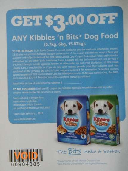 new Kibbles n' Bits coupon