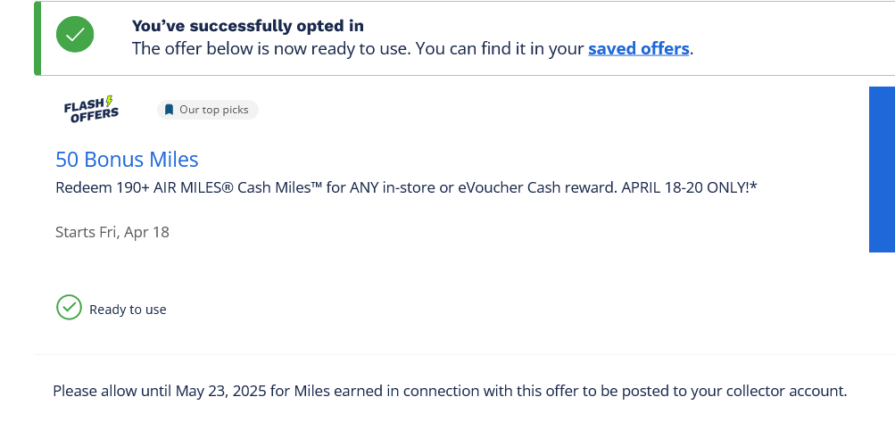 Name:  AM offer to redeem 190  AM, get 50 AM back  April 18-20 only.png
Views: 35
Size:  43.5 KB