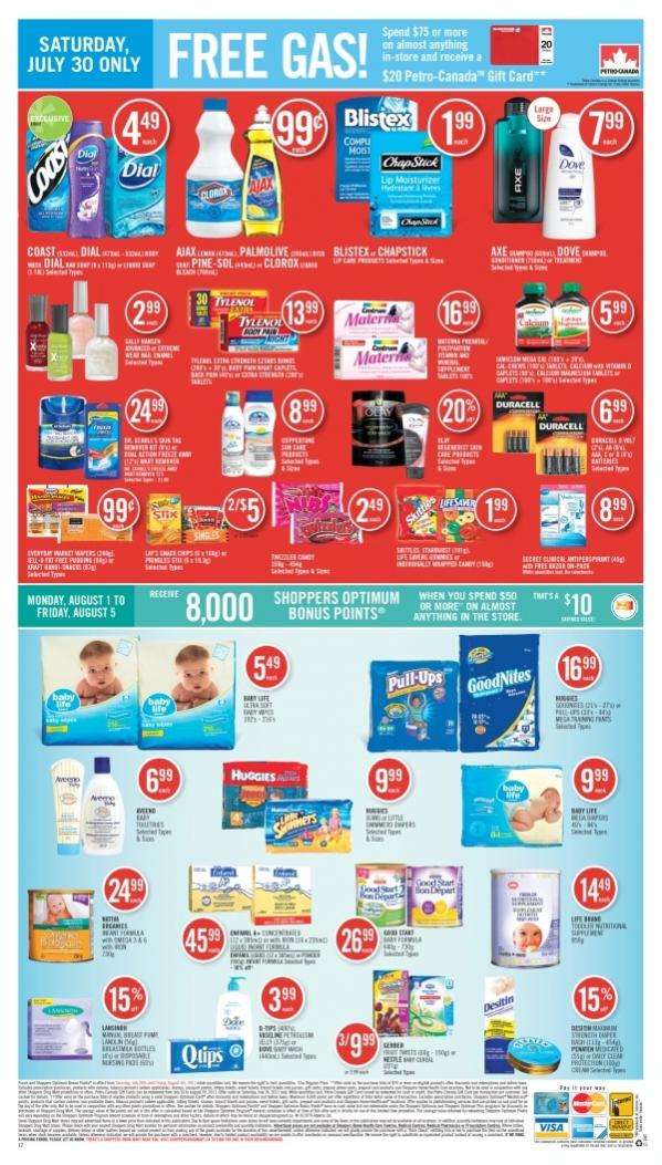 Shoppers Drug Mart [ON] Flyer July 30 to Aug 5