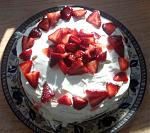 GF Strawberry Cream Cheese Strawberry Cake