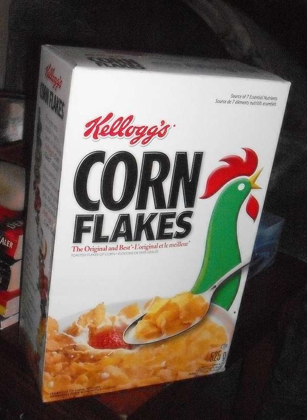 Had a coupon from save.ca.. when they had those Royal Wedding coupons on. and went and got this box of Corn Flakes for FREE!!.. lol I love Free...