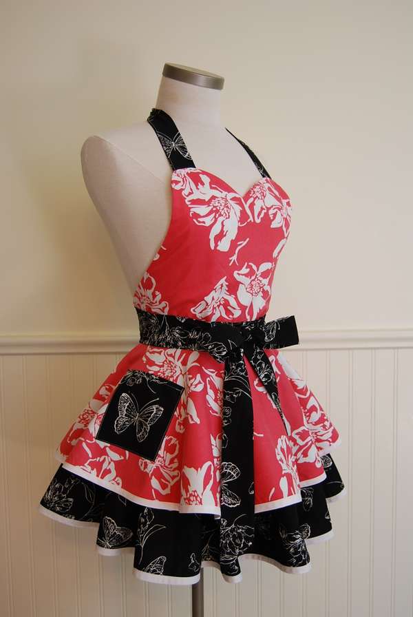 For more details please visit:  //www.etsy.com/listing/107823554/coral-flowers-and-black-butterflies-full