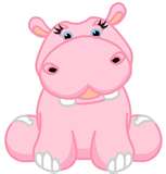 pink hippo