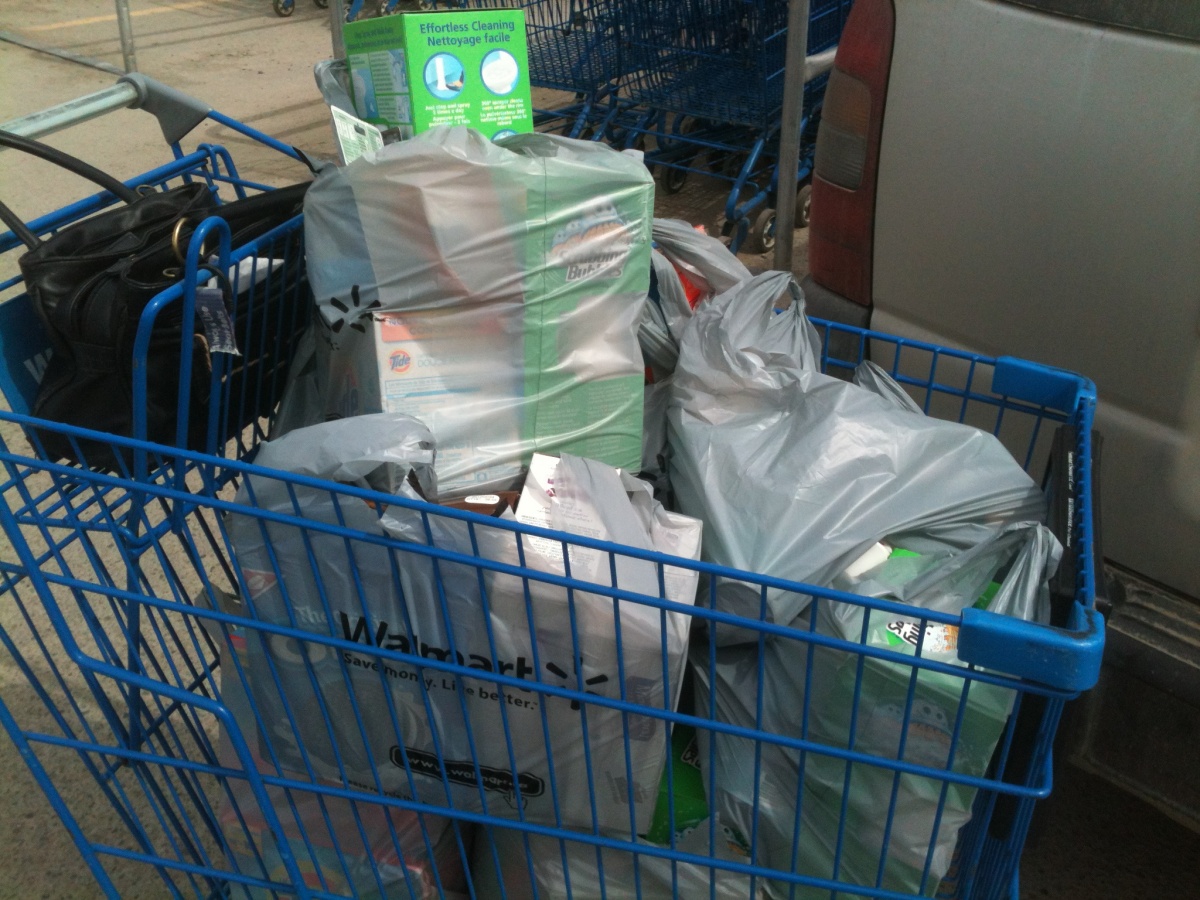 This cart load came to $1.79 + tax.  I sooo loved this day lol. (May 15, 2012)